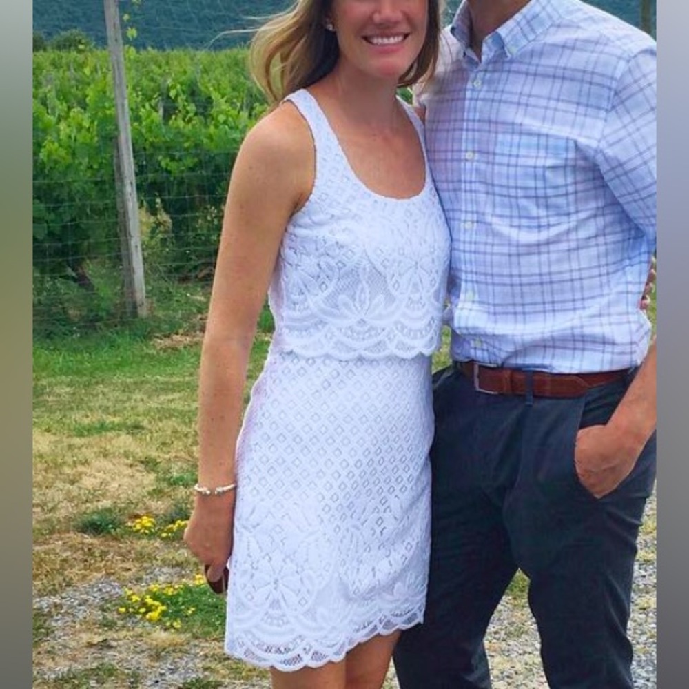 Lilly Pulitzer White Lace Dress